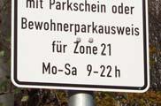Da es in der Berliner Innenstadt überwiegend Mischnutzungen gibt, wird das reine Bewohnerparken nur in wenigen Straßen angewendet.