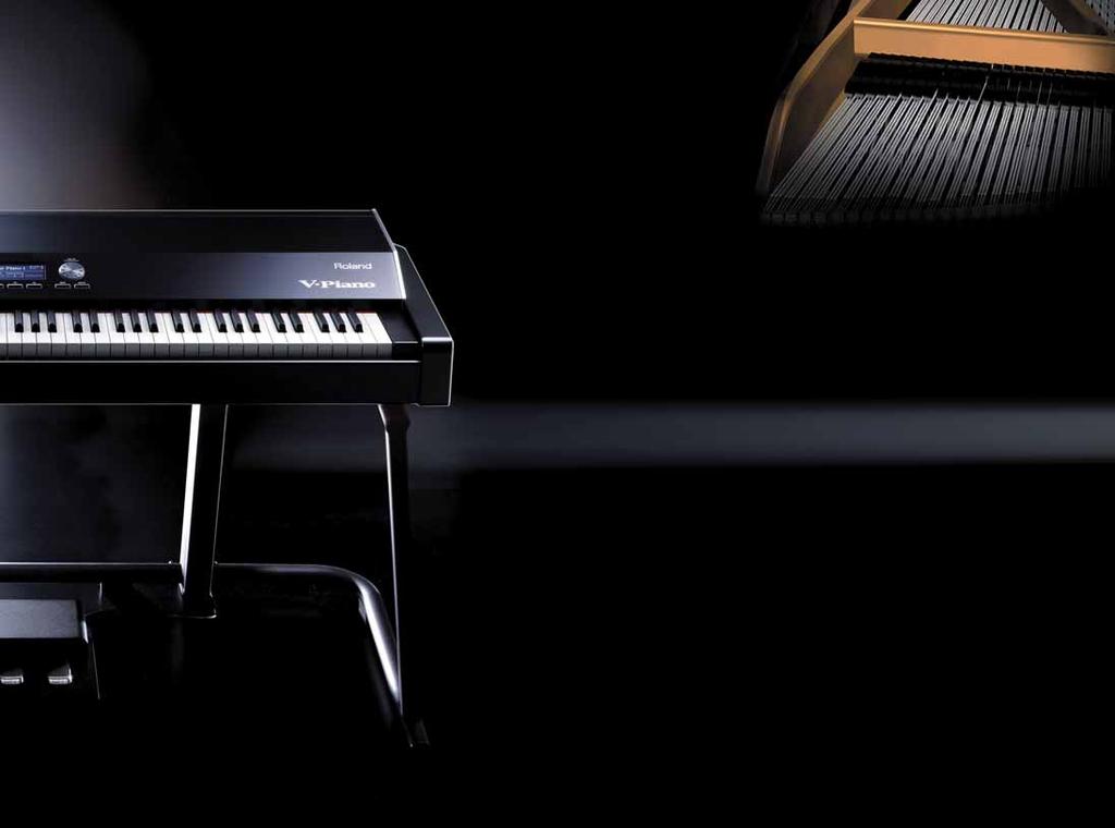 Sprengen Sie die Grenzen herkömmlicher Technologien - erschaffen Sie neue, kreative Instrumente mit dem V-Piano TM Das Vanguard Piano-Modell des V-Pianos TM eröffnet eine völlig neue Welt der