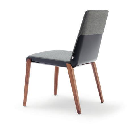 146 Rolf Benz SINUS Design Kai Stania Ein Stuhl viele Möglichkeiten. Das Stuhlprogramm Rolf Benz SINUS steht für Innovation.