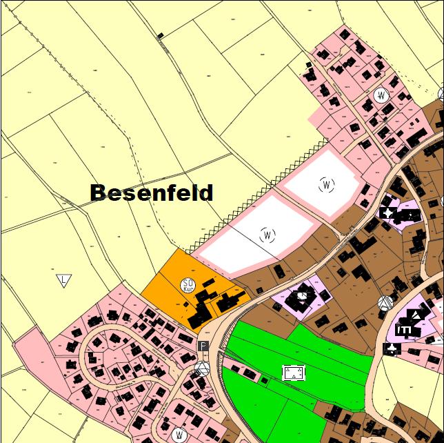 1.1 Geplante Wohnbaufläche Erweiterung Weinstraße in Seewald-Besenfeld a) Bestandsbeschreibung Anfang des Jahres 2016 konnte die Gemeinde Seewald Eigentümerin des Grundstücks mit der Flurstücksnummer