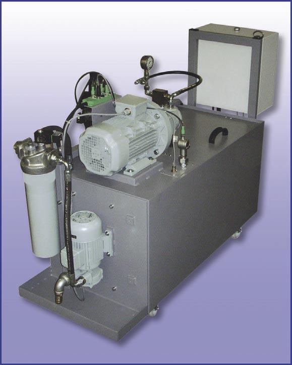 Hochdruckanlagen Hochdruckanlage 65 bar mit Konstantpumpe ohne Tank Steuerung Um Grundlagen für das Tieflochbohren und für die Bearbeitung
