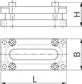 Universal Kabeleinführung für Flach- und Rundkabel Universal cable entry for flat and round cables Für Flach- und Rundkabel For flat and round cables Material: Alu (AlMgSi0.) Material: Alu (AlMgSi0.