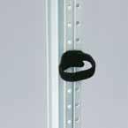 VI. Systemzubehör Allgemein 482,6 mm (19 )-Rangierpanel für Stahlrangierbügel Zum horizontalen Rangieren von Patchkabeln.
