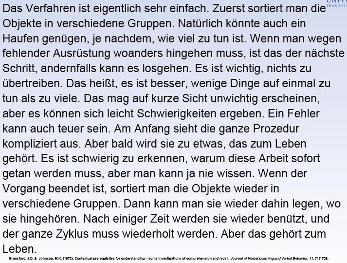 Lesen fördern ein literarisches Beispiel (Name) A: Ei, was zum Henker, sagt, Gevatter (Name) B!