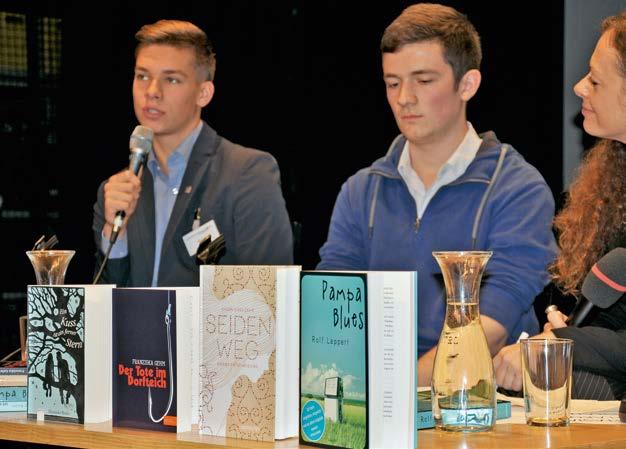 INITIATIVEN WETTBEWERB WETTBEWERB INITIATIVEN Lesefüchse International Bücher als Tor zur Welt Im Rahmen des Wettbewerbs Lesefüchse International setzen sich jedes Jahr Hunderte Deutschlernende mit
