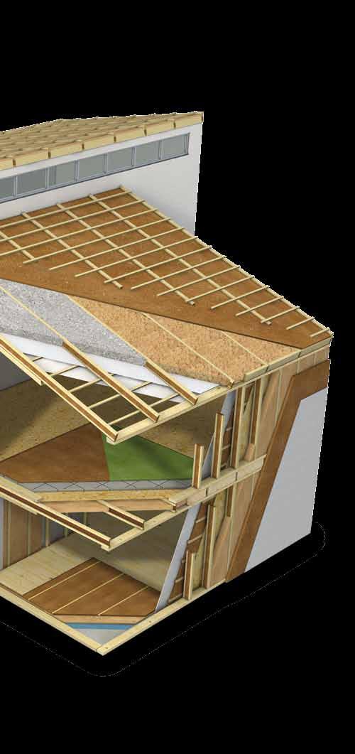 Fachwerkwände isorel Standard Holzfaserplatte 1 1 Vielseitig einsetzbare Ausbauplatte Dämmplatte für hochbelastbare Estrichkonstruktionen 17 5 16 15 roof für Industrie- und