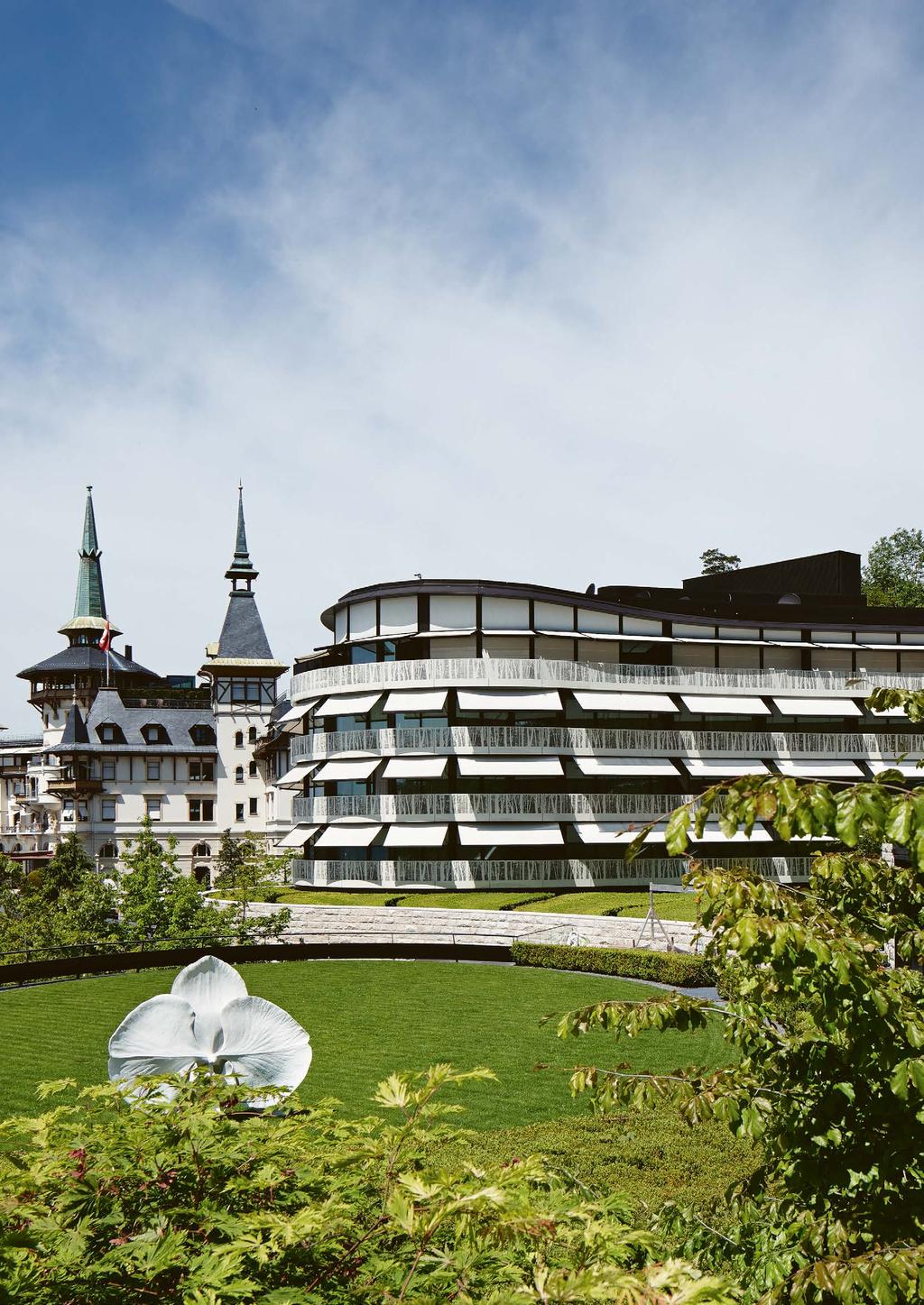 The Dolder Grand, Zürich Bauherr: Dolder Hotel AG, Zürich Kunde seit: 1997 Projektart: Gesamterneuerung und Erweiterung Baukosten: CHF 450 Mio.