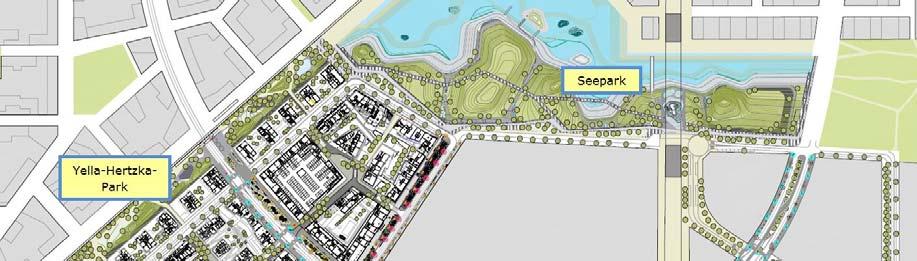 Grünräume Hannah-Arendt-Park Status: Planung Planer: YEWO Landscapes
