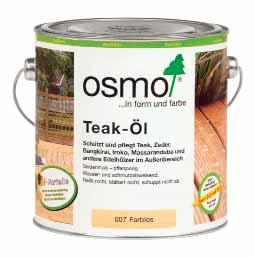 OSMO Color Natürliche Holzanstriche für Aussen HOLZSCHUTZ ÖL LASUR Grundierung und Lasur in einem Anstrich vereint der innovative Lanzeitschutz auf Ölbasis!