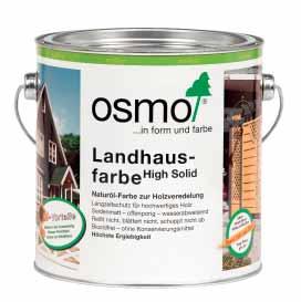 OSMO Color Natürliche Holzanstriche für Aussen LANDHAUSFARBE Farbige Vielfalt und unübertroffene Haltbarkeit- für alle Witterungsbedingungen!