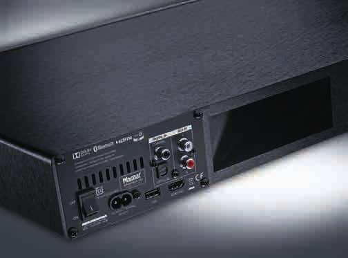 Das Sounddeck 150 bietet vollwertigen, dynamischen Heimkino-Sound und eine umfangreiche Ausstattung.