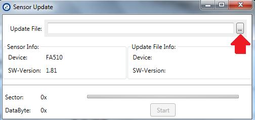 2 Firmware Update Unter diesem Menüpunkt können Sie verfügbare Updates auf das Gerät aufspielen.