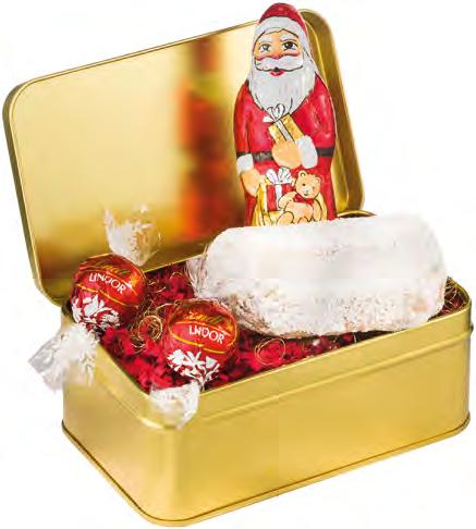 EDLE GOLDBOXEN Goldbox No. 1 1 Beutel gebrannte Mandeln In Nougat, Lindt, 100 g.