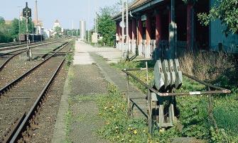 Noch aus der Vor-Länderbahnzeit stammt dieser Bahnsteig: Der Bahnhof Wuppertal- Mirke wurde von der Rheinischen Eisenbahngesellschaft 1879 errichtet.