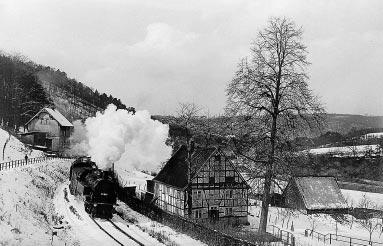 Heute endet die Strecke kurz vor dem Damm der Wupper-Talsperre bei Krebsöge.