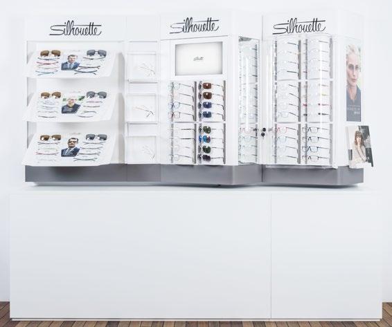 Mit seinem neu entwickelten Shop-in-Shop Konzept ermöglicht der Brillenhersteller eine ansprechende Präsentation seiner zumeist filigranen Brillenfassungen.