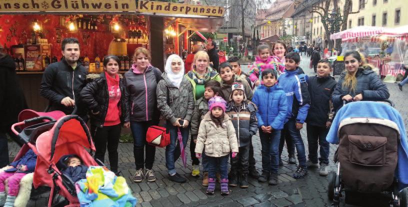 Wie bereits letztes Jahr, so auch in diesem, begleiteten Vera Strömsdörfer und Erika Braun 4 Familien mit ihren Kindern und weitere Flüchtlingskinder nach Nürnberg.