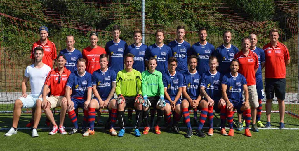 2.Mannschaft Teambild Saison 2016/2017 Hintere Reihe von links.