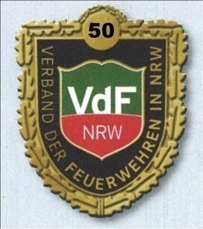 Sonderauszeichnung des Verbandes der Feuerwehren in NRW für 50-jährige Mitgliedschaft in der Feuerwehr Gemeindebrandinspektor Reiner
