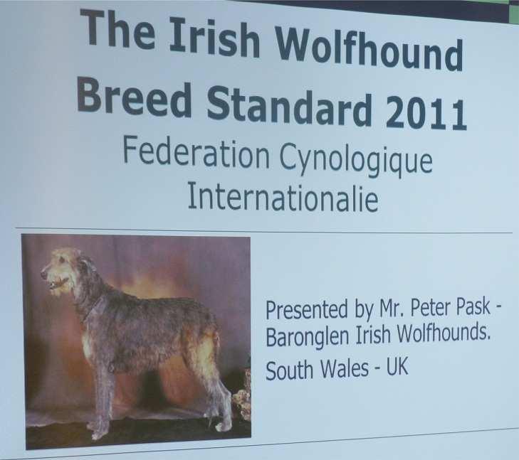 Irish Wolfhound Seminar for Judges, Breeders & Lovers Dieses Jahr war es an Luxemburg ein