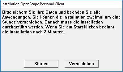 Bitte testen Sie Der Client wird installiert PC an, aber nicht angemeldet: Installation im Hintergrund Angemeldet: