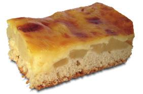 506 Hefeapfelkuchen mit Sahne-Puddingüberzug Saftiger Käsekuchen mit Aprikose Zutaten: Weizenmehl, Äpfel, Marzipan, Butter,