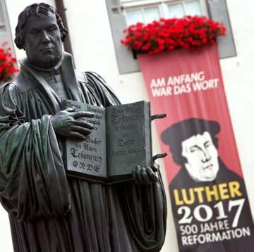 500 Jahre Reformation - ein Grund zum Feiern Anno 1517 veröffentlichte Martin Luther seine 95 Thesen gegen den Ablass.