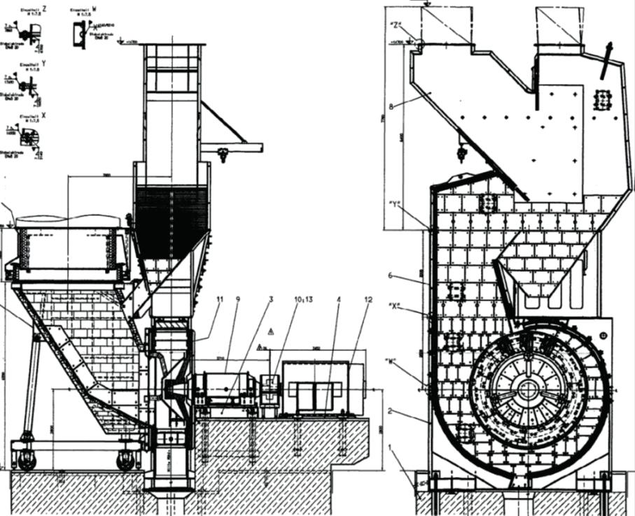 KW Schwarze Pumpe Untersuchungen Braunkohlemühlen Mahltrocknungsberechnungen wurden durchgeführt Basis für die Rechnungen: Berechnungsergebnisse der wärmetechnischen Berechnungen und der Luft- und