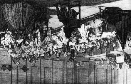 Französisch-reformierte Abendmahlsfeier, Bernard Picart 1733. 22. Mai 1681. Jean de Mailly wurde wegen der Misshandlung seiner Frau getadelt. 22. Mai 1681. Theodore Du Bois klagte seine Frau an, Ehebruch begangen zu haben.