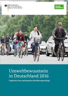 Studie zum Umweltbewusstsein in Deutschland 2016