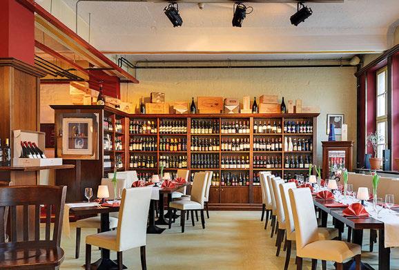 Vineria das Restaurant: Feine mediterrane Küche. Über 800 Flaschenweine. Über 43 offene Weine.