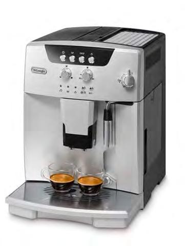 Drehregler Vorbrüh-Aroma-System für perfekten Kaffeegenuss Für Kaffeebohnen und Kaffeepulver geeignet Leises Kegelmahlwerk (13-stufig) Heißwasserfunktion für Teezubereitung Manuelles Spülprogramm