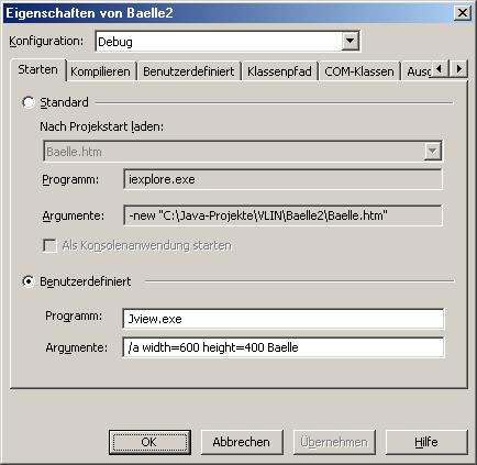 Eckart Modrow Java-Applets mit J++ S. 4 4. Ausführung im Applet-Viewer Statt im Browser können Applets (und Anwendungen) auch im Viewer JView.exe angezeigt werden.