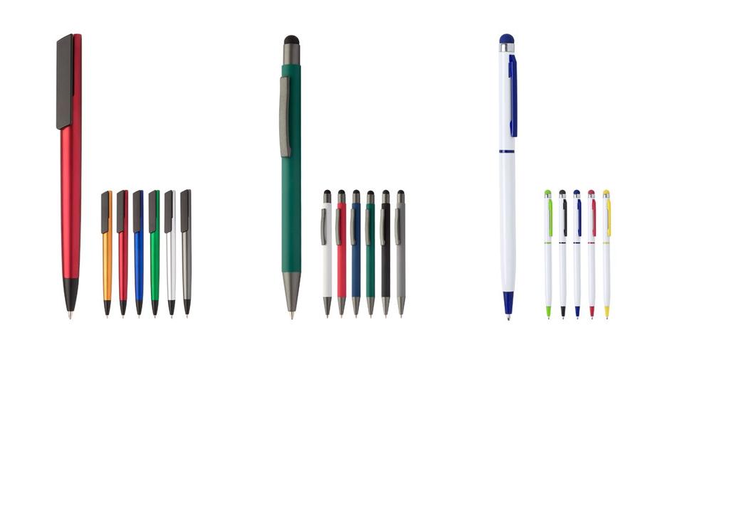 15 WRITING 15 WRITING SEPTO AP809522 ø10 145 mm [ P0 (4C, 60 6 mm) Kugelschreiber aus Kunststoff in metallisierenden Farben. Mit blau schreibender Mine. auf der Seite 54.