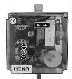 WZ/DZ Anbauschaltgeräte Einsatz Schaltgerät für den Automatikbetrieb einer Pumpe in Normalausführung mittels Schwimmerschalter. ISO-Standardgehäuse.
