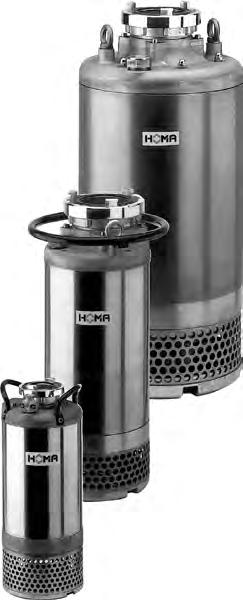 H, H7 Tauchmotorpumpen mit Mantelkühlung für Klar- und Schmutzwasser.