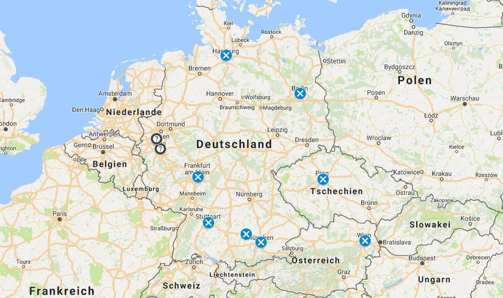 3. Veranstaltungen und Partner 2017/18 München Augsburg Wien Prag Frankfurt Berlin Stuttgart AUGSBURG PRAG MÜNCHEN WIEN FRANKFURT HAMBURG STUTTGART BERLIN 15.02.17 05.04.17 14.06.17 20.09.17 25.01.17 15.