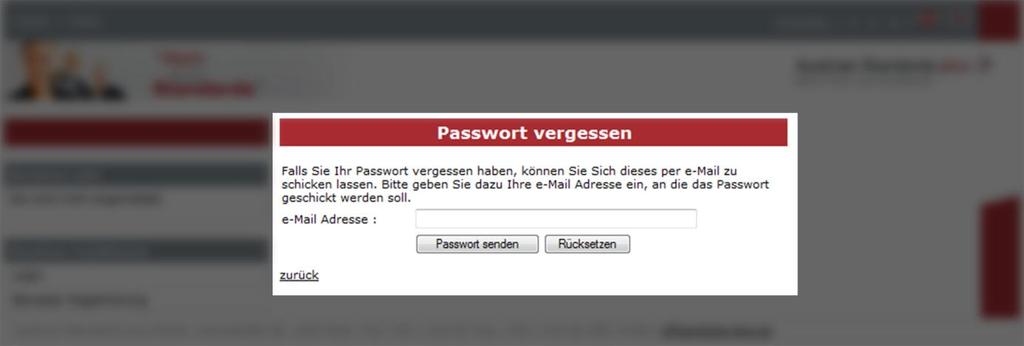 1 Passwort vergessen Sie haben Ihr Austrian Standards plus Passwort vergessen? Klicken Sie auf den Link Passwort vergessen?