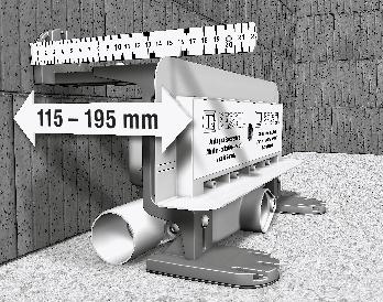 Wandablauf Scada Planung und Einbau Einbauvariante Nassbau Tragendes Mauerwerk