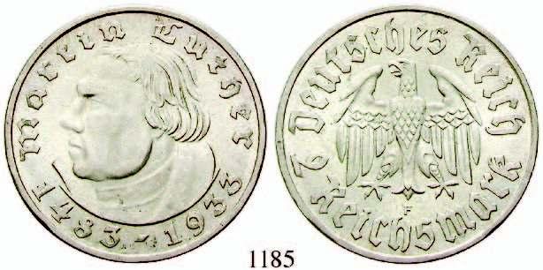 , st 100,- 1184 2 Reichsmark 1933,
