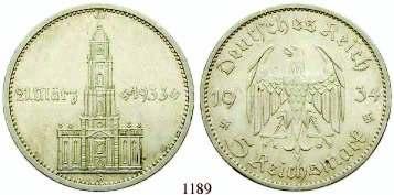 st 100,- 1186 2 Reichsmark 1933, J.