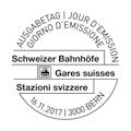 Dauermarken Timbres-poste ordinaires Francobolli ordinari Definitive stamps Schweizer Bahnhöfe Gares suisses Stazioni svizzere Swiss railway stations 400 c.