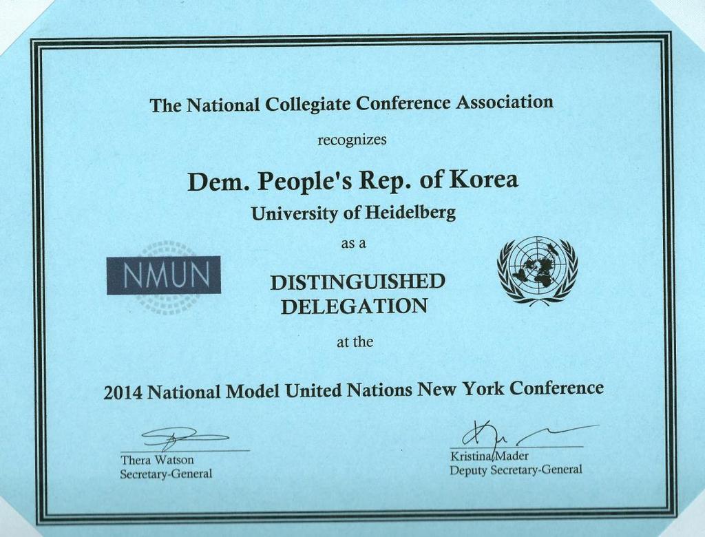 New York Conference Distinguished Delegation