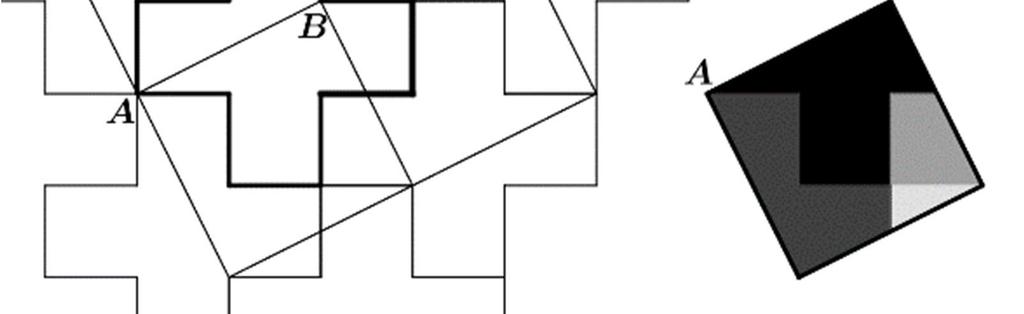 5. Die Seitenlänge AB des Quadrates kann man entweder aus der Abb