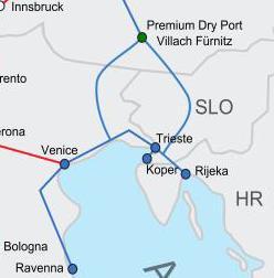 Für die stärkere Nutzung der Nord-Adria-Häfen ist