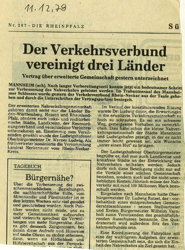 1979 Nahverkehrsgemeinschaft 20.