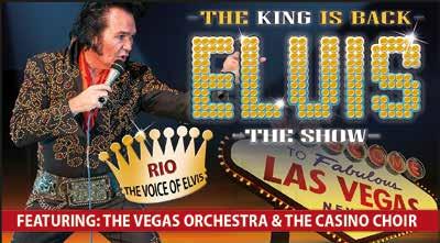 Weltweit mehrfach ausgezeichnet gewinnt RIO mühelos in Elvis Heimatstadt Memphis im Jahre 2000 unter 78 Mitbewerbern aus den USA und Europa den Titel: Weltbester Elvis-Interpret.