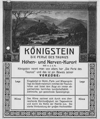 beruflich nach Warburg. Sein Nachfolger war Josef Sittig. rückblick auf einhundert Jahre Das 19. Jahrhundert brachte für Königstein große Veränderungen.