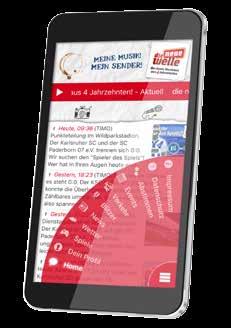 Sonderwerbeform: Mobile Werben in der neue welle-app Verlängern Sie Ihre Werbebotschaft auf der neuen welle App und verbinden Sie Ihren Spot mit einem Mobile Banner.