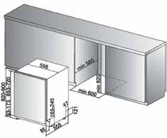 Klarspülernachfüllanzeige 1 Sensorprogramm 40-70 C 7 Standardprogramme (Express 50 C, Öko 50 C, Intensiv 65, Glas 45 C,